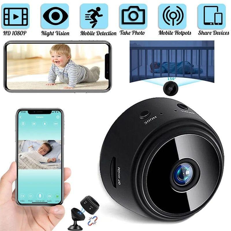 A9 MINI WIFI CAMERA RECHARGABLE HD QUALITY easy too installation best security gadget